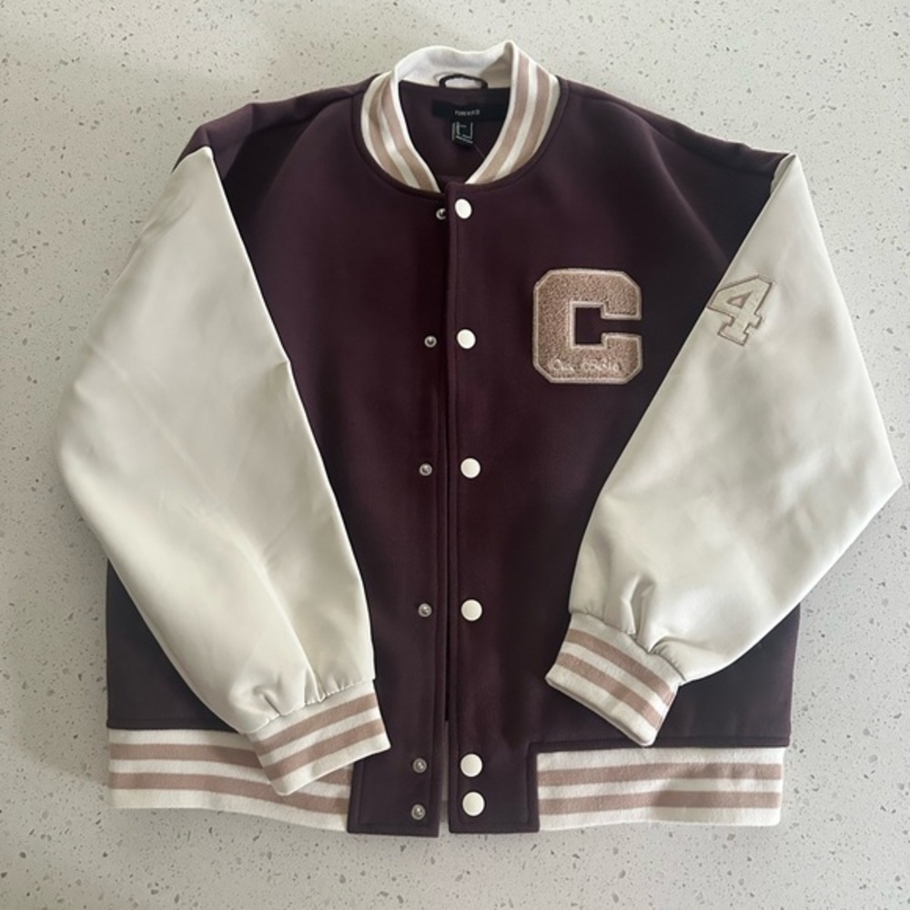 PINK/MAUVE VARSITY JACKET